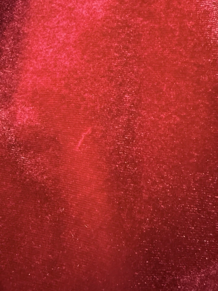 Pantalones de terciopelo rojo Y2K de colección para mujer grandes Elementz Vamp gótico pierna ancha Foto 4 de 4