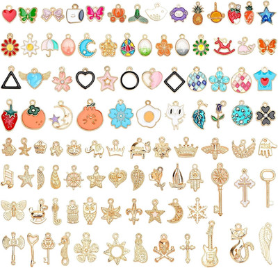 100Pcs Charms Anhänger, Großhandel Bulk Schmuckherstellung Anhänger für DIY Hals