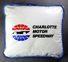 Vintage Charlotte Motor Speedway Stadium Seat Pillow Cushion