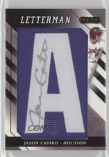 2008 Razor Letterman Jason Castro #JC Auto 0af