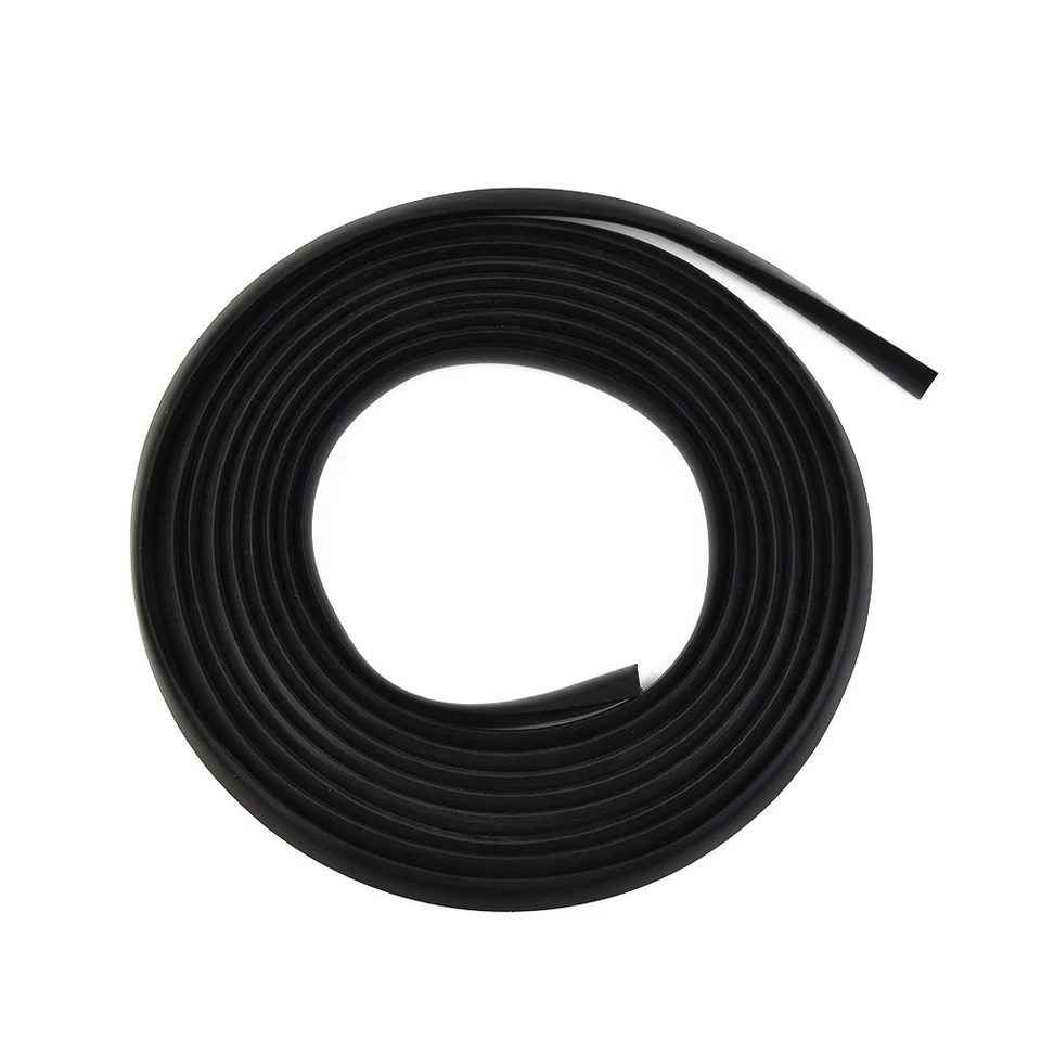 Tira de sello de coche tipo V de 1* 4 m 15 mm/11 mm para carcasa lateral de coche de goma negra Foto 4 de 4