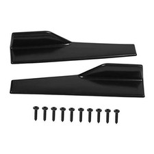 2 pcs Car Universal Side Skirts,Glossy Black Side Skirt Rocker Splitter
