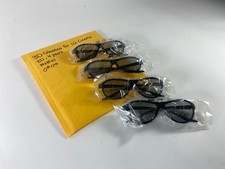 3D Glasses for LG Cinema 3D TV 4 Pairs Passive RealD Style