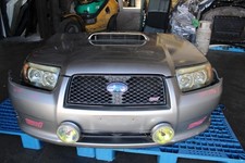 Jdm 2003-2008 Subaru Forester Sti Sg5 Sg9 Front End W Fog Lights Gray