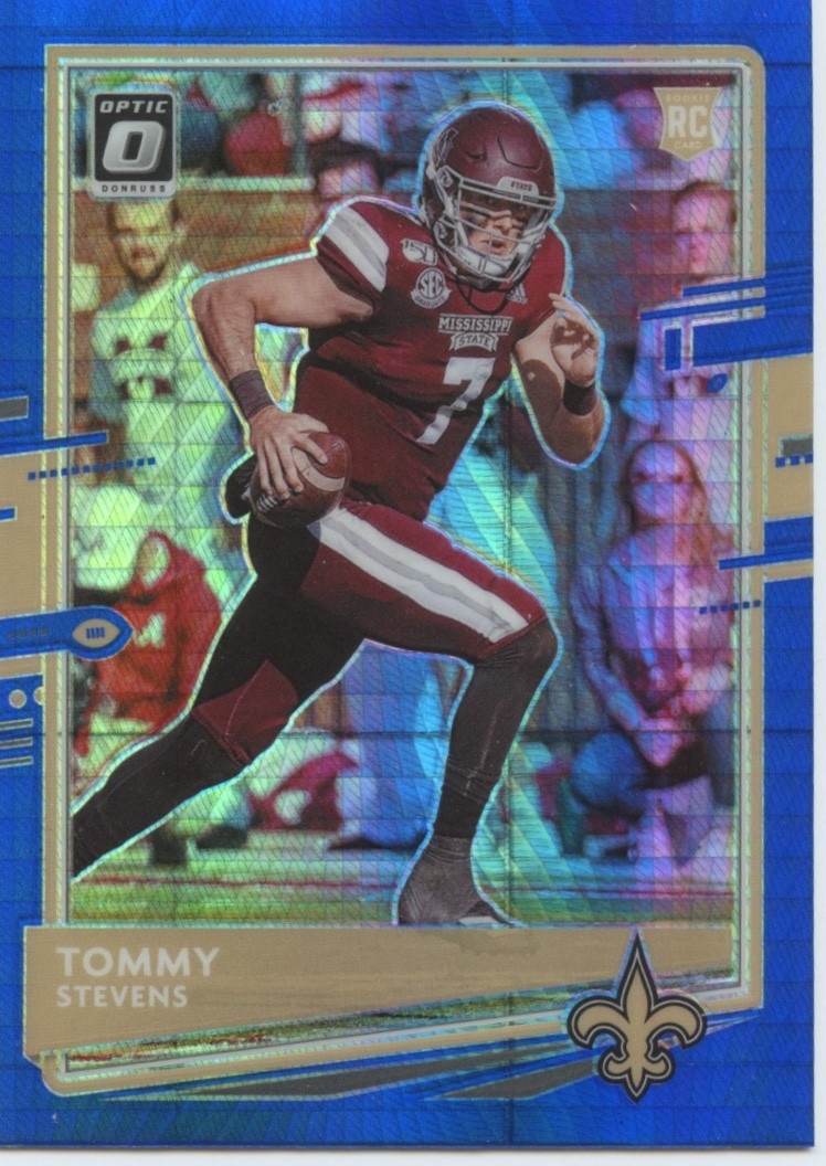 Tommy Stevens Panini Donruss Optic #149 Blue Hyper