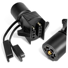 7 Pin to 4 Pin Trailer Adapter, 7 Way to 5 Way Trailer Light Plug, Trailer