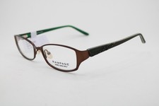 NEW RAMPAGE R179 BRN BROWN GUNMETAL GREEN AUTHENTIC EYEGLASSES 51-16