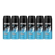 AXE Ice Chill 48-Hour Fresh Deodorant Body Spray Fragrance for Men 150ml -6 PACK