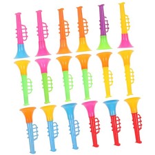  18 Pcs Kleine Platiktrompeten Interessante Plastiktrompete Mini-Trompete