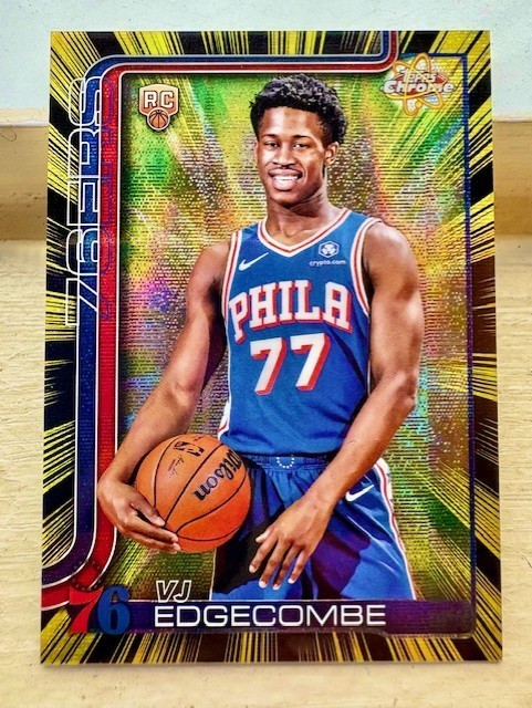 2025-26 Topps Chrome - VJ Edgecombe - Radiating Rookie CASE HIT - GEM MINT #RR-3