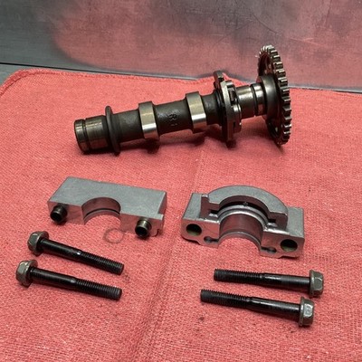 01-07 Suzuki DR-Z250 DRZ250 DRZ 250 Exhaust Camshaft Cam Shaft & Tower Holders