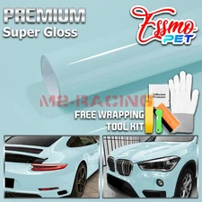 ESSMO PET Super Gloss Ocean Mist Teal Vehicle Vinyl Wrap Decal Glossy Like Paint
