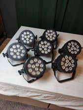 ADJ 12P HEX IP Outdoor IP65 Rated DMX Par, 12 x 12w HEX LEDs, Tested, Good Cond