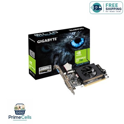 Gigabyte GeForce GT 710 2GB Low-Profile Graphics Card for High-Resolution Gaming