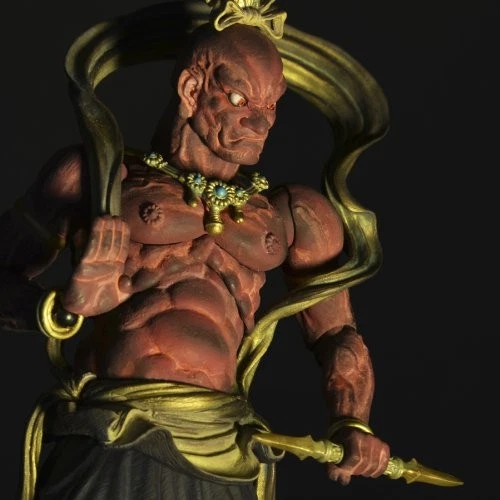 Figura de acción pintada de PVC Revoltech Takeya 017 Kongorikishi Ungyou ABS Japón Foto 3 de 4