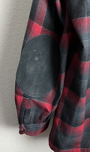 Vintage Pendleton Men's L Virgin Wool Plaid 3 Pocket Blazer Jacket - Picture 9 of 9