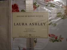 Laura Ashley Bettwäsche Nackenrollenbezug "Angelique Creme" Rosen  Streifen rosa