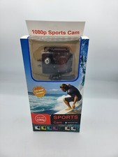 Black 2" LCD Display CMOS 30 Fps Waterproof Full HD 1080p Sports Action Camera