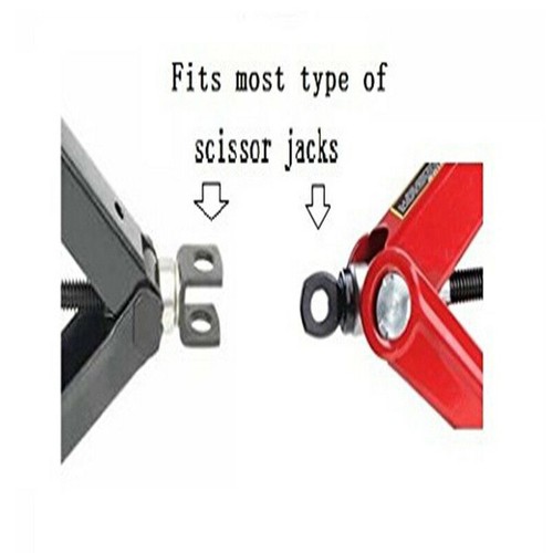Scissor Jack Adapter for 1/2" Drive Impact Wrench or 13/16" Lug Wrench Tool - Picture 10 of 17