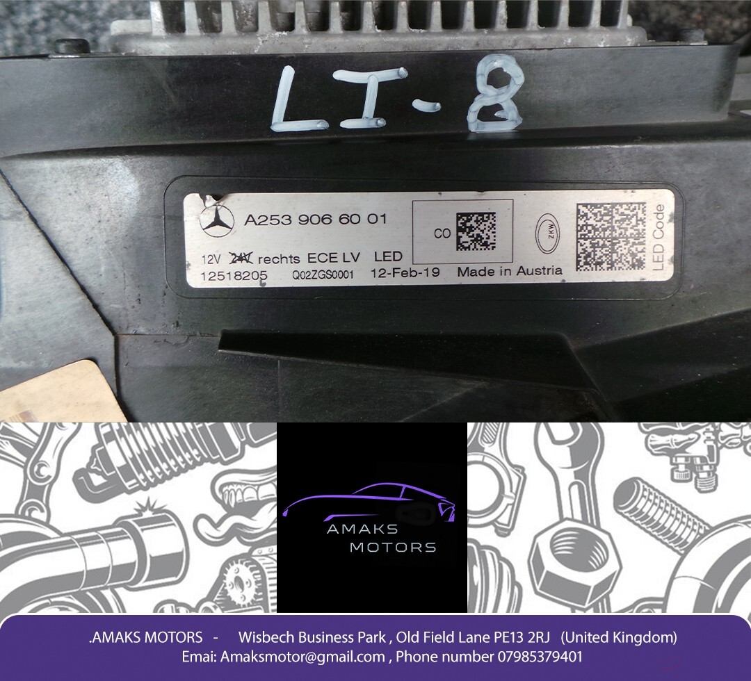Genuine MERCEDES GLC W253 DRIVERSIDE Side LED Inteligent Headlight 