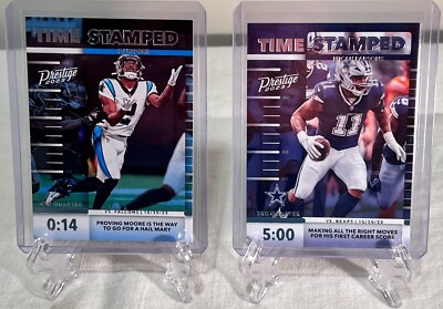 2023 Panini Prestige - Time Stamped Micah Parsons & DJ Moore