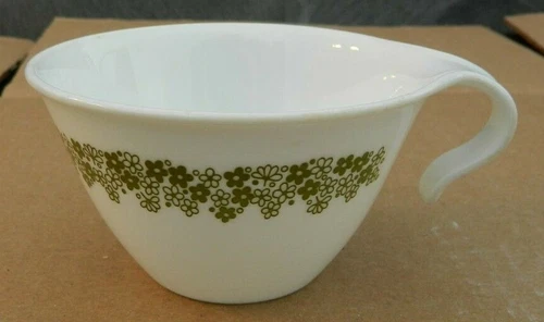 Vtg Corelle Spring Blossom Crazy Daisy Hook Handle Coffee/Tea Cup-6 oz-USA-GUC