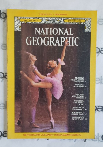 National Geographic Magazine - Vol 153 #1 January 1978 Moscow - Imagen 1 de 2