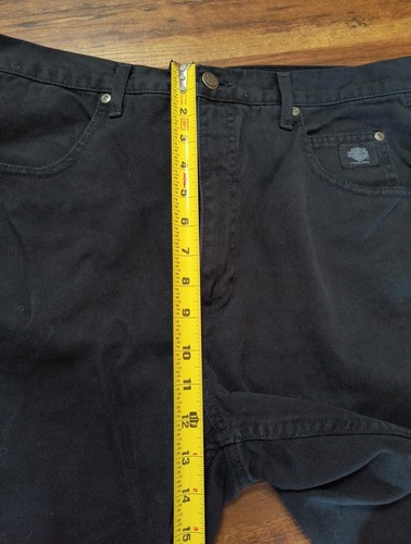 Harley Davidson Black Jean Shorts Size 33 - Picture 13 of 17