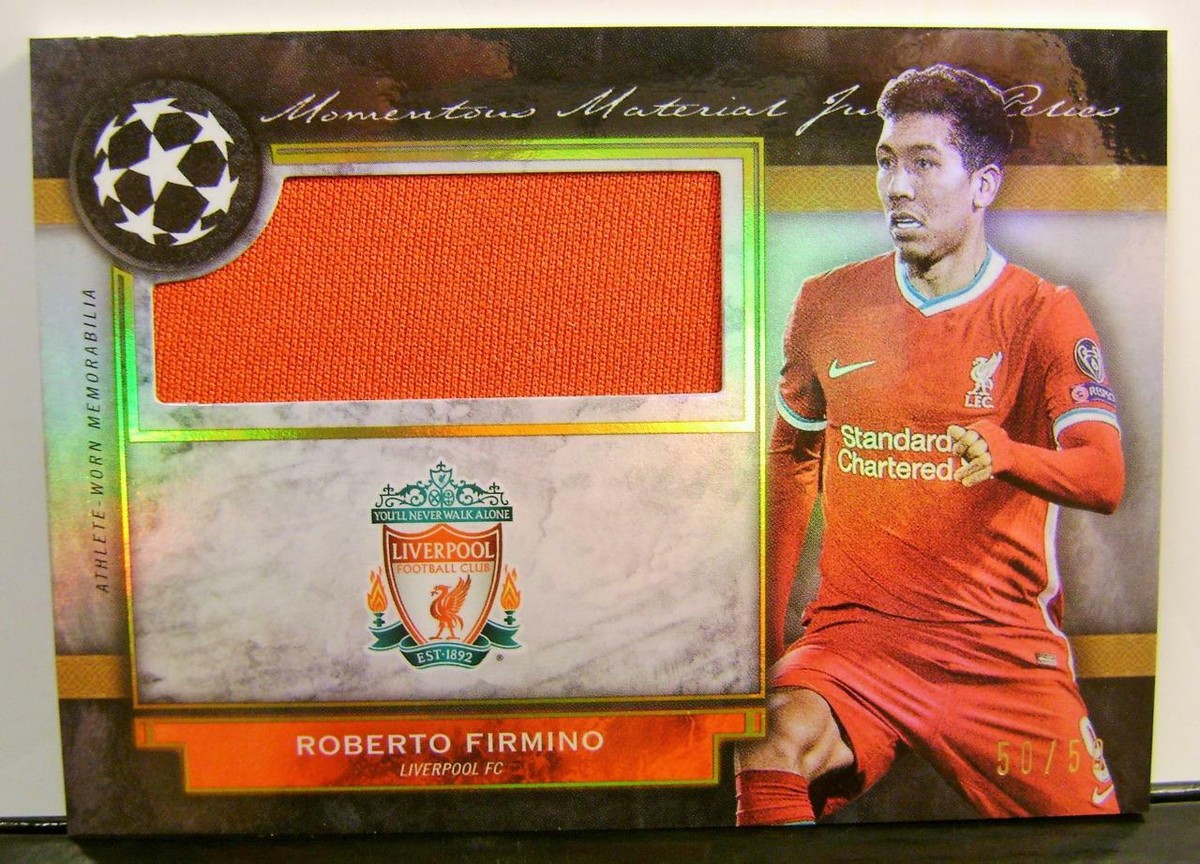 ROBERTO FIRMINO /50 UEFA CHAMPIONS LEAGUE TOPPS MUSEUM COLLECTION