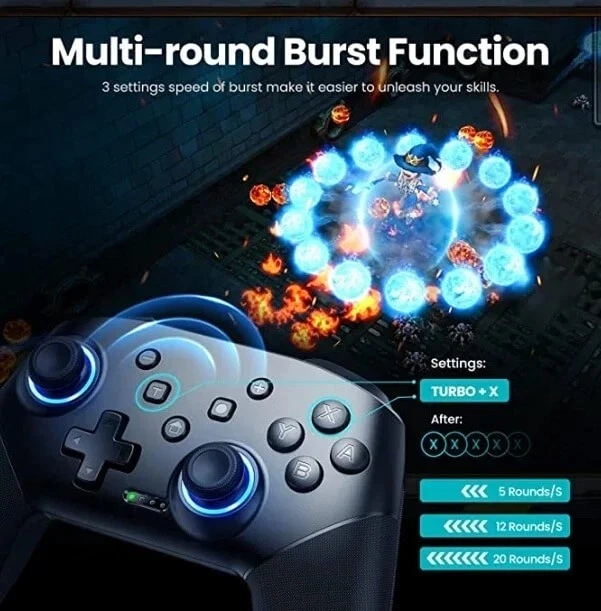 Drahtlose Gaming Wireless Controller Pro Vibration Gamepad XS Pc nintendo switch - Bild 2 von 4