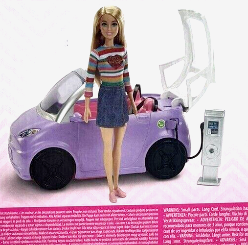 BARBIE CAR MINI SUV Electric Vehicle Charging Station/ Plug