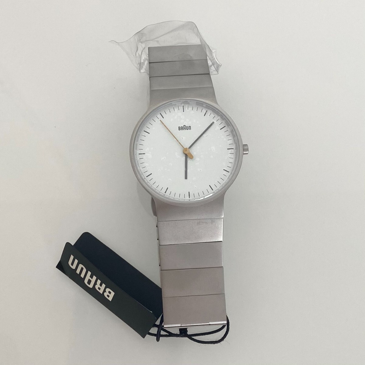 Braun Orologio Uomo Quarzo: Cronografo Con Cinturino In Pelle E Lancetta Gialla - 2