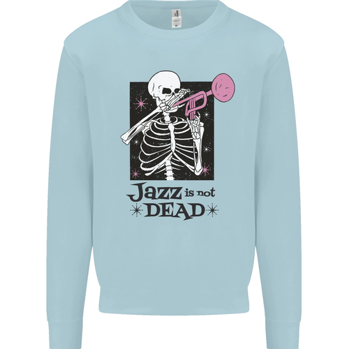 Jazz Is Not Dead Skeleton Kids Sweatshirt Sweater - Picture 57 of 82