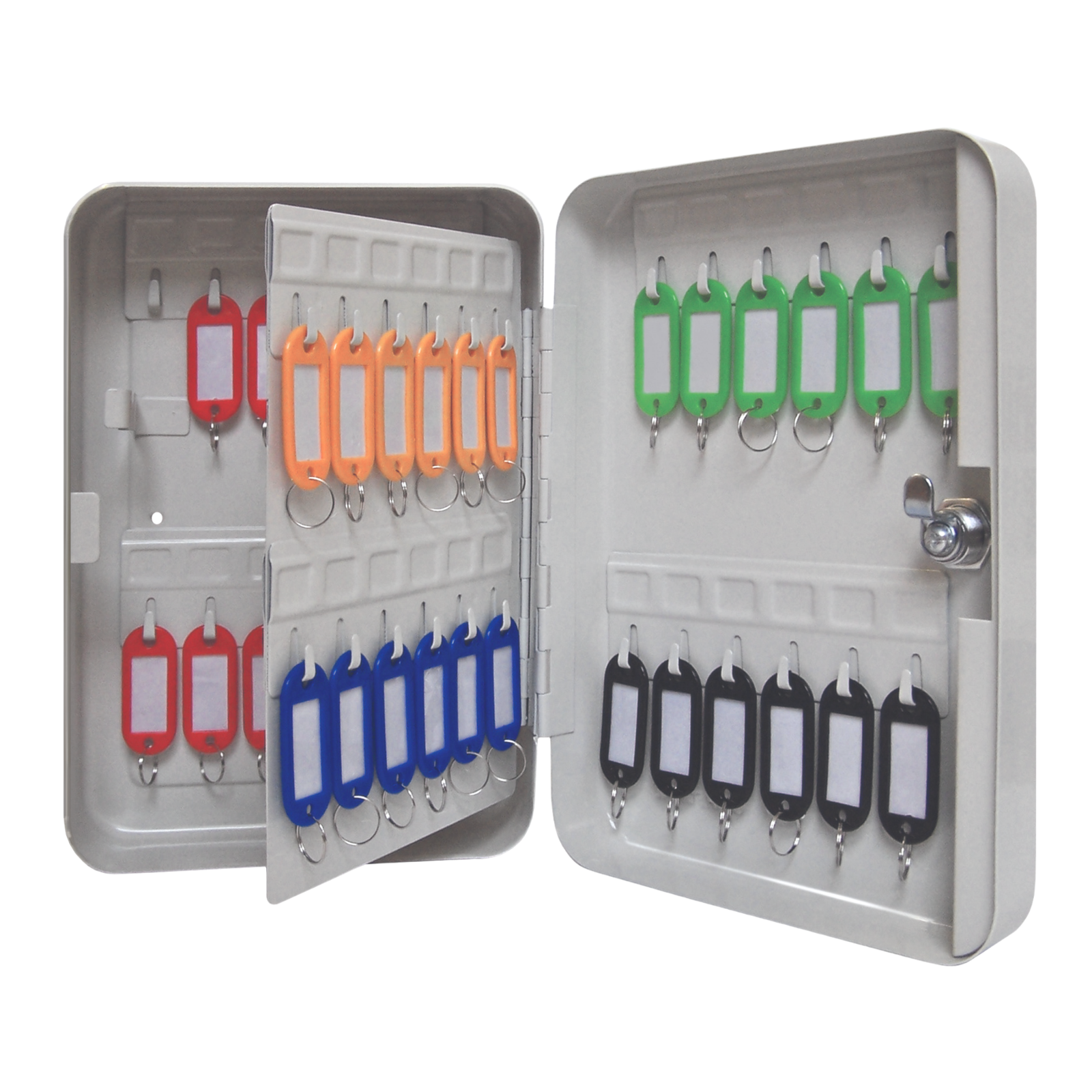 Cathedral Products 48-Key Lockable Wall-Mount Key Cabinet – Secure Organisation
