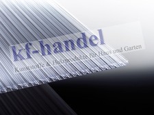 15,47 €/m² Stegplatten klar 16 mm X-Struktur Polycarbonat Fachwerkplatten Garten