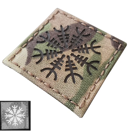 aegishjalmur helm of awe viking norse infrared multicam laser fastener patch