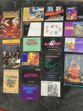 Vintage Lot of Video Game Manuals - NES Instruction Mainly And A Few Odd Balls