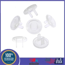 PandaEar Outlet Plug Covers(52 Pack) Clear Child Proof Electrical Protector Safe