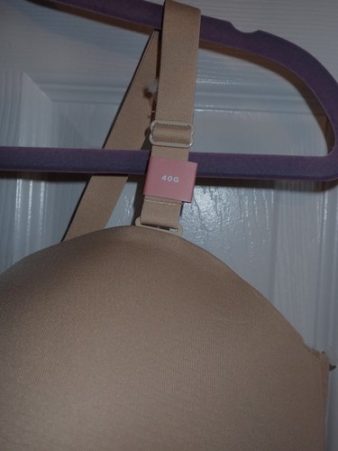 NEW Lane Bryant Cacique Bra 40G Comfort Bliss Strapless Multi-Way Straps Beige - 第 4/10 張圖片