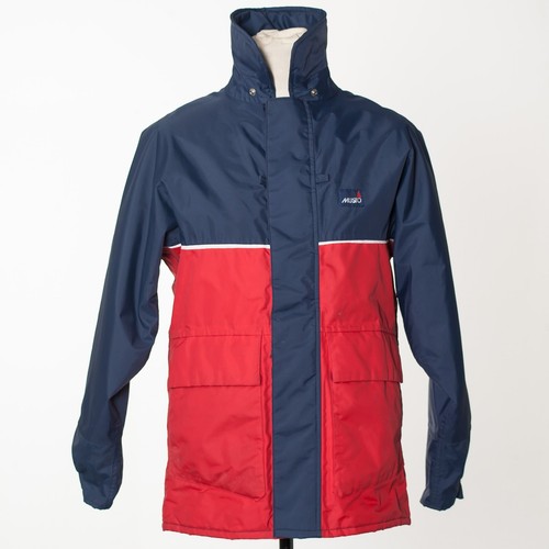 MUSTO Blue Red Sailing Jacket UK Made Size S - Picture 1 of 6