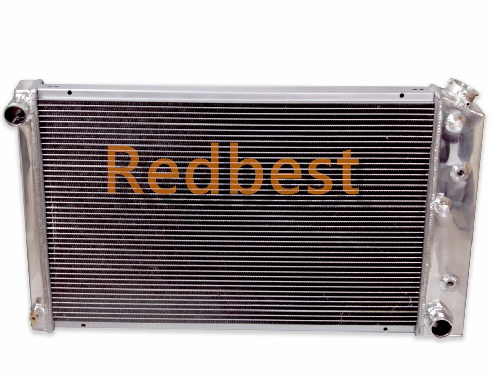 4 Row Aluminum Radiator Shroud Fan For 1970-1981 Chevy Camaro 78-87 Monte Carlo - Image 4 of 4