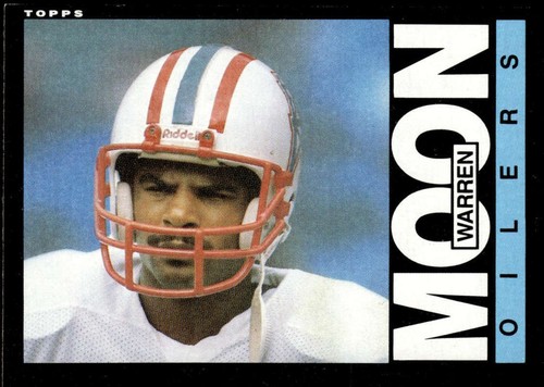 1985 Topps Warren Moon #251 Rookie Houston Oilers EX-MT Y7192 - 第 1/2 張圖片