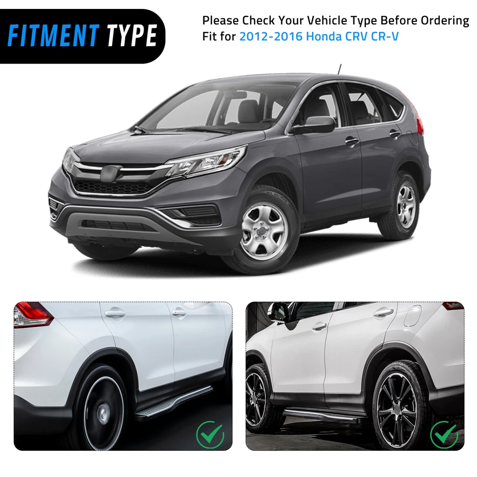 For 2012 2013 2014 2015 2016 Honda CR-V CRV Running Boards Side Steps Nerf Bars — 第 2/4 张图片