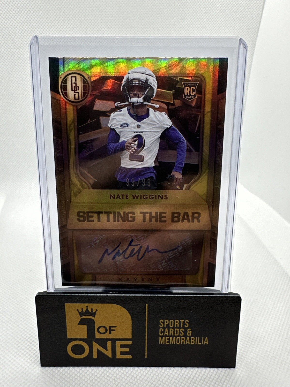 Nate Wiggins Panini Gold Standard Setting the Bar Autographs #STBNWS Base