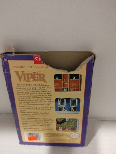 Nintendo Code Name Viper Game Missing Manual & Styrofoam Bad Box Dmg - Picture 3 of 11