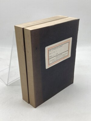 The Information Economy Volume 1 and Volume 2 Part 1 Dissertation Reprint