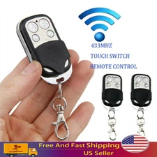2x Electric Cloning Universal Gate Garage Door Remote Control Fob 433mhz Key Fob