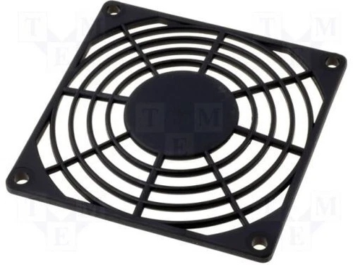 Lüftergitter 80x80 mm 80mm Lüfter Gitter Kunststoff geschraubt