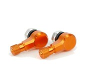 Cnc Alu Winkelventil 90 Grad Passend FüR Honda CBR600F PC31A 1995-1996 Orange