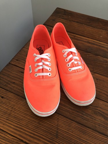 neon pink vans shoes